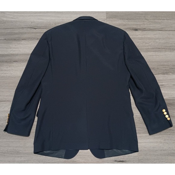 Polo Ralph Lauren Men's Navy Blue Polo University Club Sports Coat Size 43R USA - Picture 8 of 8